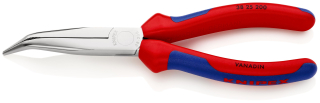 KNIPEX 38 25 200 Kleště pro mechaniky s vícekomponentními rukojeťmi chromované 200 mm