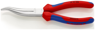 KNIPEX 38 35 200 Kleště pro mechaniky s vícekomponentními rukojeťmi chromované 200 mm