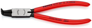 KNIPEX 44 21 J21 Kleště na pojistné kroužky pro vnitřní kroužky v otvorech potaženo plastem atramentované na černo 170 mm