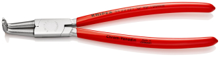 KNIPEX 44 23 J31 Kleště na pojistné kroužky pro vnitřní kroužky v otvorech potaženo plastem chromované 215 mm