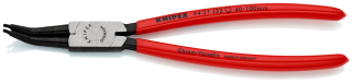 KNIPEX 44 31 J32 Kleště na pojistné kroužky pro vnitřní kroužky v otvorech Nahnutý v úhlu 45° potaženo plastem atramentované na černo 225 mm