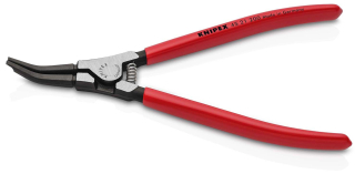 KNIPEX 45 21 200 Montážní kleště pro rozpěrné kroužky na hřídelích potaženo plastem atramentované na černo 220 mm