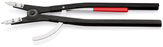 KNIPEX 46 10 A6 Kleště na pojistné kroužky pro vnější kroužky na hřídelích lakováno černou práškovou barvou 570 mm
