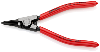 KNIPEX 46 11 A0 Kleště na pojistné kroužky pro vnější kroužky na hřídelích potaženo plastem atramentované na černo 140 mm