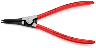 KNIPEX 46 11 A3 Kleště na pojistné kroužky pro vnější kroužky na hřídelích potaženo plastem atramentované na černo 210 mm