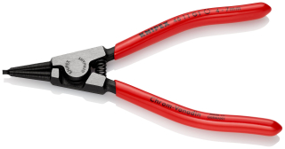 KNIPEX 46 11 G1 Kleště na pojistné kroužky pro upínací kroužky na hřídelích potaženo plastem atramentované na černo 140 mm