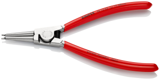 KNIPEX 46 13 A2 Kleště na pojistné kroužky pro vnější kroužky na hřídelích potaženo plastem chromované 180 mm