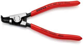 KNIPEX 46 21 A01 Kleště na pojistné kroužky pro vnější kroužky na hřídelích potaženo plastem atramentované na černo 125 mm