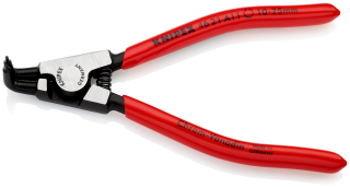 KNIPEX 46 21 A11 Kleště na pojistné kroužky pro vnější kroužky na hřídelích potaženo plastem atramentované na černo 125 mm