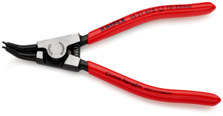 KNIPEX 46 31 A12 Kleště na pojistné kroužky pro vnější kroužky na hřídelích Nahnutý v úhlu 45° potaženo plastem atramentované na černo 130 mm