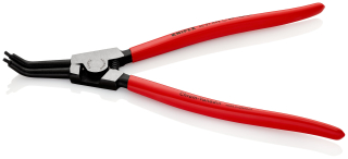 KNIPEX 46 31 A42 Kleště na pojistné kroužky pro vnější kroužky na hřídelích Nahnutý v úhlu 45° potaženo plastem atramentované na černo 310 mm