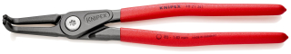 KNIPEX 48 21 J41 Precizní kleště na pojistné kroužky pro vnitřní kroužky v otvorech potaženy neklouzavým plastem fosfátováno atramentolem na šedo 305 mm