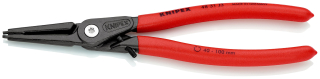 KNIPEX 48 31 J3 Precizní kleště na pojistné kroužky pro vnitřní kroužky v otvorech s omezením rozevření potaženy neklouzavým plastem fosfátováno atramentolem na šedo 225 mm