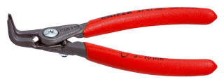 KNIPEX 49 41 A01 Precizní kleště na pojistné kroužky pro vnější kroužky na hřídelích potaženy neklouzavým plastem fosfátováno atramentolem na šedo 130 mm