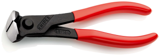 KNIPEX 68 01 160 Čelní štípací kleště potaženo plastem atramentované na černo 160 mm