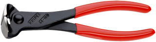 KNIPEX 68 01 180 Čelní štípací kleště potaženo plastem atramentované na černo 180 mm
