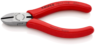 KNIPEX 70 11 110 Boční štípací kleště potaženo plastem atramentované na černo 110 mm