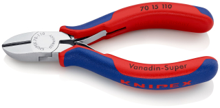 KNIPEX 70 15 110 Boční štípací kleště s vícekomponentními rukojeťmi chromované 110 mm
