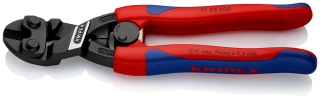 KNIPEX 71 22 200 CoBolt® Kompaktní pákové kleště s tenkými vícesložkovými návleky atramentované na černo 200 mm