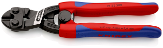 KNIPEX 71 32 200 CoBolt® Kompaktní pákové kleště s tenkými vícesložkovými návleky atramentované na černo 200 mm