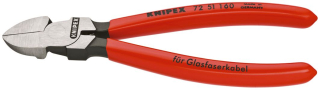 KNIPEX 72 51 160 Boční štípací kleště na světlovody (optické kabely) potaženo plastem 160 mm