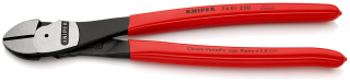 KNIPEX 74 01 250 Silové boční štípací kleště potaženo plastem atramentované na černo 250 mm