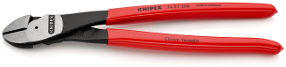 KNIPEX 74 21 250 Silové boční štípací kleště potaženo plastem atramentované na černo 250 mm