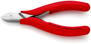KNIPEX 77 01 115 Boční štípací kleště pro elektroniku S průvlečným kloubem s povlaky z umělé hmoty bránícími sklouznutí 115 mm