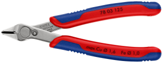 KNIPEX 78 03 125 Electronic Super Knips® s vícekomponentními rukojeťmi 125 mm