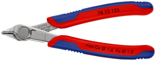 KNIPEX 78 13 125 Electronic Super Knips® s vícekomponentními rukojeťmi 125 mm