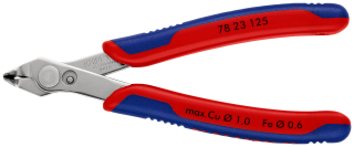 KNIPEX 78 23 125 Electronic Super Knips® s vícekomponentními rukojeťmi 125 mm
