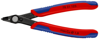KNIPEX 78 31 125 Electronic Super Knips® s vícekomponentními rukojeťmi leštěné 125 mm