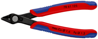 KNIPEX 78 61 125 Electronic Super Knips® s vícekomponentními rukojeťmi leštěné 125 mm