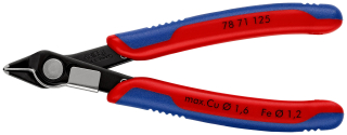 KNIPEX 78 71 125 Electronic Super Knips® s vícekomponentními rukojeťmi leštěné 125 mm