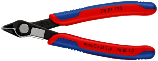 KNIPEX 78 91 125 Electronic Super Knips® s vícekomponentními rukojeťmi leštěné 125 mm