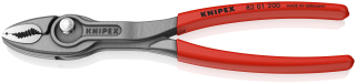 KNIPEX 82 01 200 TwinGrip Přední a boční uchopovací kleště potaženy neklouzavým plastem fosfátováno atramentolem na šedo 200 mm