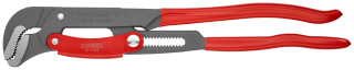 KNIPEX 83 61 020 Hasák s čelistmi ve tvaru S s rychlým nastavením potaženo plastem stříkáno šedou práškovou barvou 560 mm