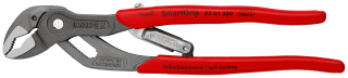 KNIPEX 85 01 250 SmartGrip® Kleště na vodní čerpadla s automatickým nastavením s návleky z umělé hmoty fosfátováno atramentolem na šedo 250 mm