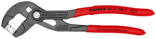 KNIPEX 85 51 180 C Kleště na hadicové spony pro spony Click potaženy neklouzavým plastem fosfátováno atramentolem na šedo 180 mm