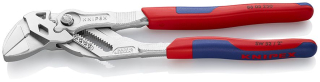 KNIPEX 86 05 250 Klešťový klíč kleště a klíč v jediném nástroji s vícekomponentními rukojeťmi chromované 250 mm