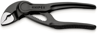 KNIPEX 87 00 100 Cobra® XS Instalatérské kleště hrubý povrch fosfátováno atramentolem na šedo 100 mm
