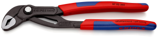 KNIPEX 87 02 250 Cobra® Kleště na vodní čerpadla Hightech s tenkými vícesložkovými návleky fosfátováno atramentolem na šedo 250 mm