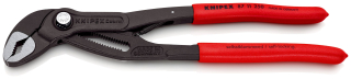 KNIPEX 87 11 250 Cobra®...matic Instalatérské kleště potaženy neklouzavým plastem fosfátováno atramentolem na šedo 250 mm