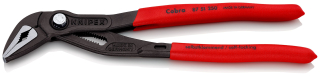 KNIPEX 87 51 250 Cobra® ES Obzvláště štíhlé kleště na vodní čerpadla potaženy neklouzavým plastem fosfátováno atramentolem na šedo 250 mm
