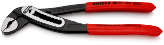 KNIPEX 88 01 180 Alligator® Instalatérské kleště potaženy neklouzavým plastem atramentované na černo 180 mm