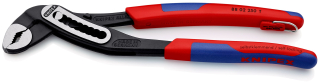 KNIPEX 88 02 250 T Alligator® Instalatérské kleště s tenkými vícesložkovými návleky, s integrovaným připevňovacím okem pro připevnění pojistky proti upadnutí atramentované na černo 250 mm