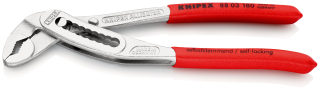 KNIPEX 88 03 180 Alligator® Instalatérské kleště potaženy neklouzavým plastem chromované 180 mm