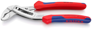 KNIPEX 88 05 180 Alligator® Instalatérské kleště s vícekomponentními rukojeťmi chromované 180 mm