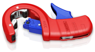 KNIPEX 90 23 01 BK DP50 Nástroj na řezání plastových odpadních trubek potaženo plastem 165 mm