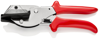 KNIPEX 94 15 215 Nůžky na ploché kabely s návleky z umělé hmoty chromované 215 mm